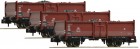 820530 Fleischmann Set of 3 coal loaded gondola cars type Omm52